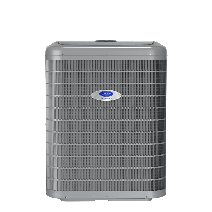 Carrier Infinity 25VNA4 with Greenspeed Intelligence (4-ton) — Ducted central variable-speed heat pump, Infinity series