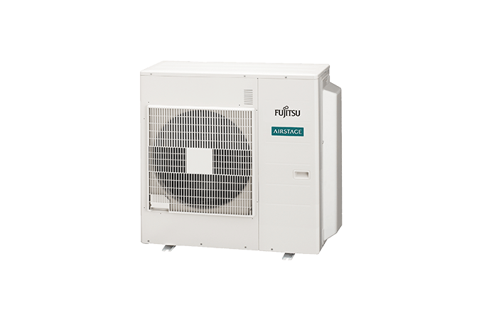 Fujitsu Halcyon AOU36RLXFZH XLTH — Multi-zone outdoor condenser, XLTH extra-low-temp (cold climate, with base pan heater)